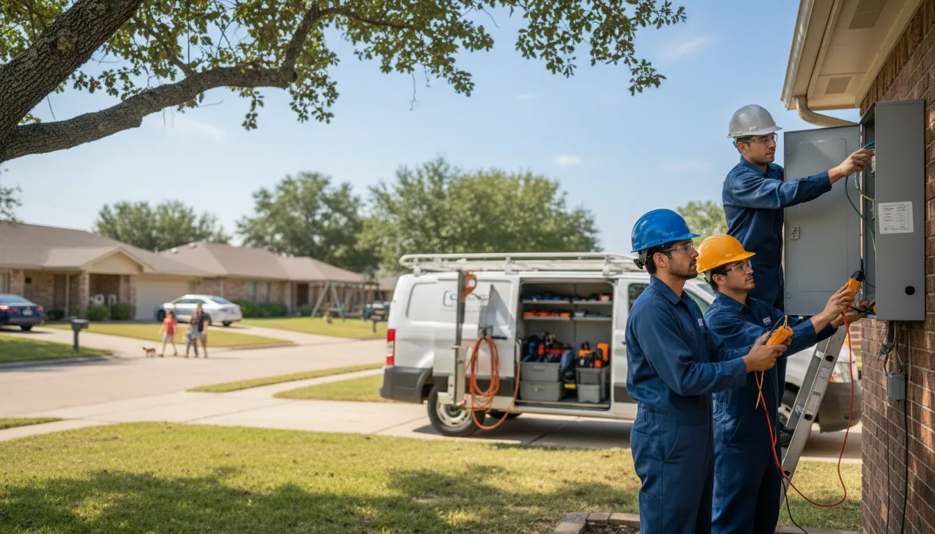 Certified electrician providing emergency electrical services in Mountainair, NM